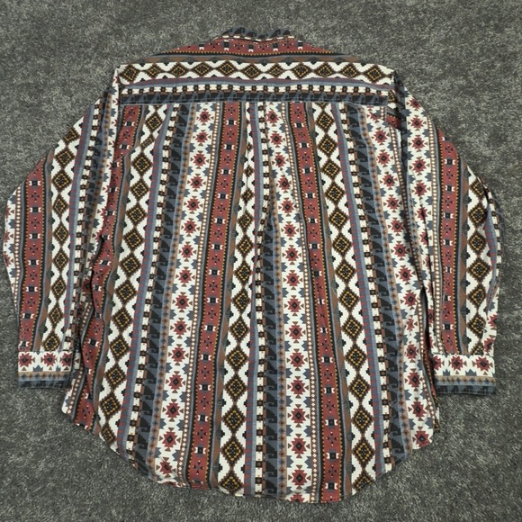 Vintage Woolrich Button Down Shirt Mens XL Multicolor Aztec Southwestern *READ* - Picture 5 of 7